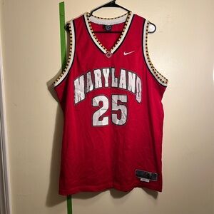 Maryland Nike Basketball Jersey Sz XL